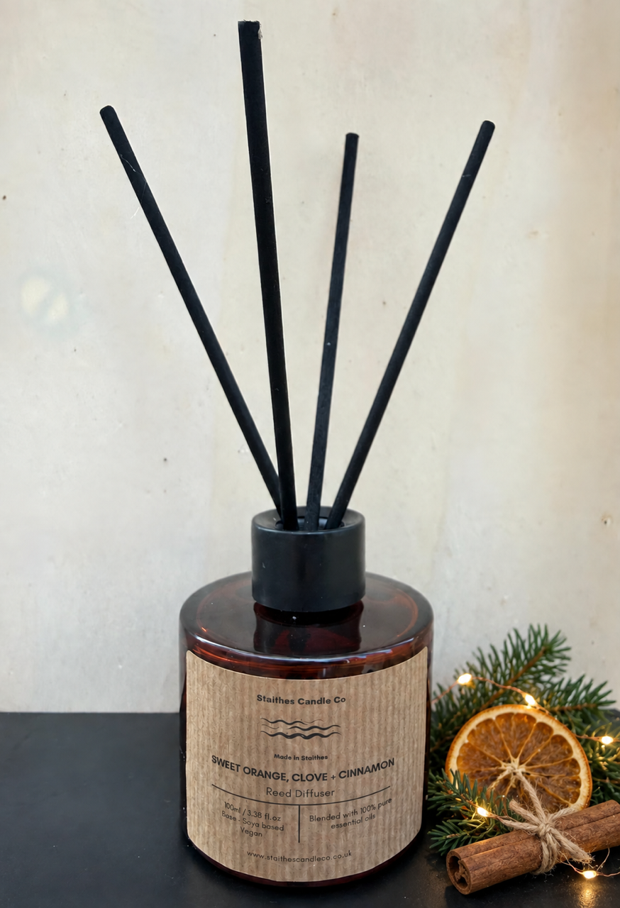 Sweet Orange, Clove & Cinnamon Reed Diffuser – 100ml