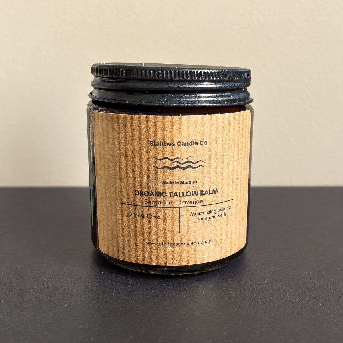 Nourishing Face & Body Balm with Organic Beef Tallow – Lavender & Bergamot 120ml
