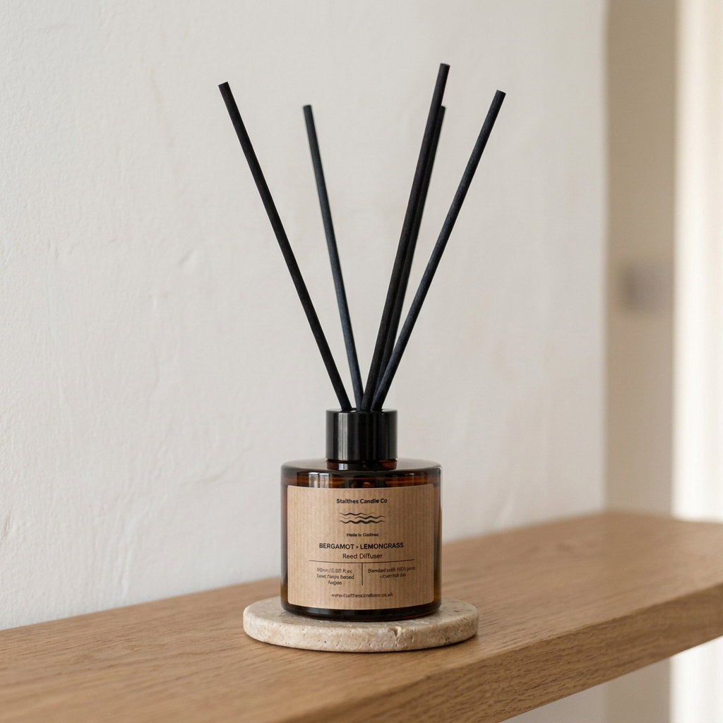 Bergamot and Lemongrass diffuser lifestyle image
